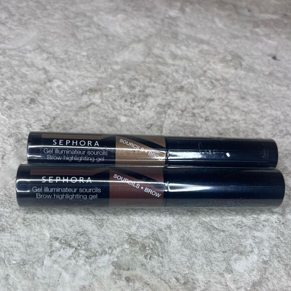 Sephora Gel Illuminateur 03 medium/brown &  04 Deep/bronze brow gel - Picture 1 of 2